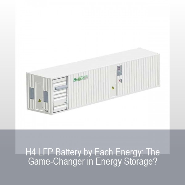 H4 LFP Battery by Each Energy: The Game-Changer in Energy Storage?